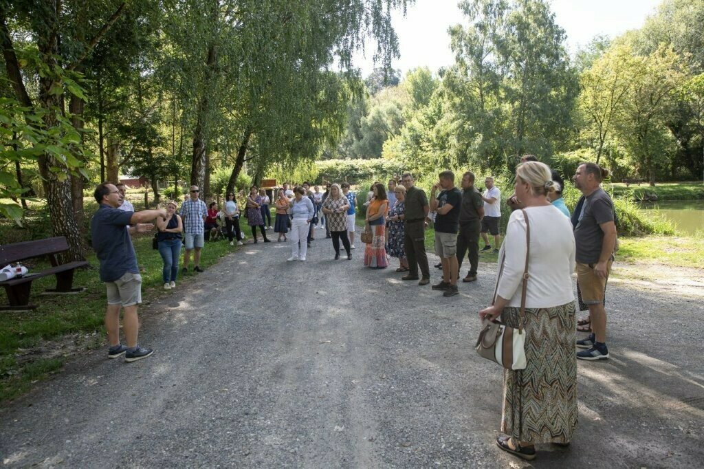 Helyszíni bejárás a vasvári csónakázó tónál